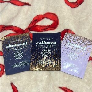 Face Mask Set - Charcoal, Collagen, Lavender